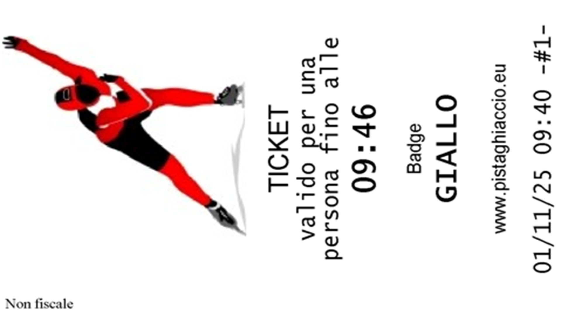 Gestione Luna Park e Pista di Ghiaccio: Stampa Ticket